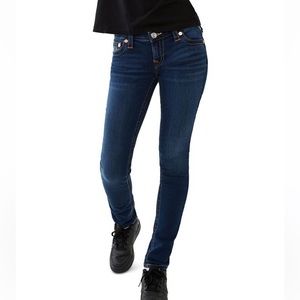 True Religion Stella Skinny dark Blue Jeans excellent preowned condition 28